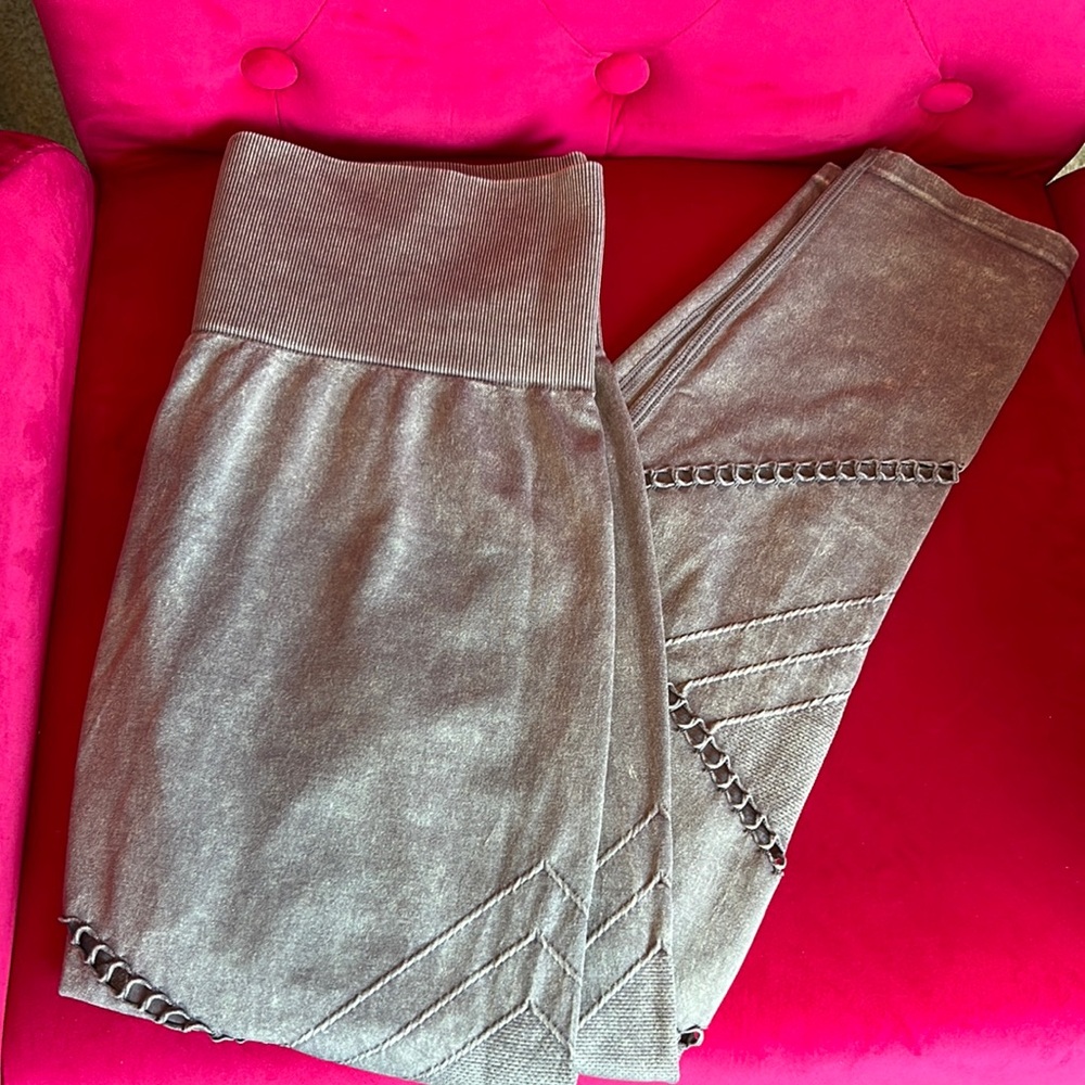 Mono B Compression Leggings with cutouts